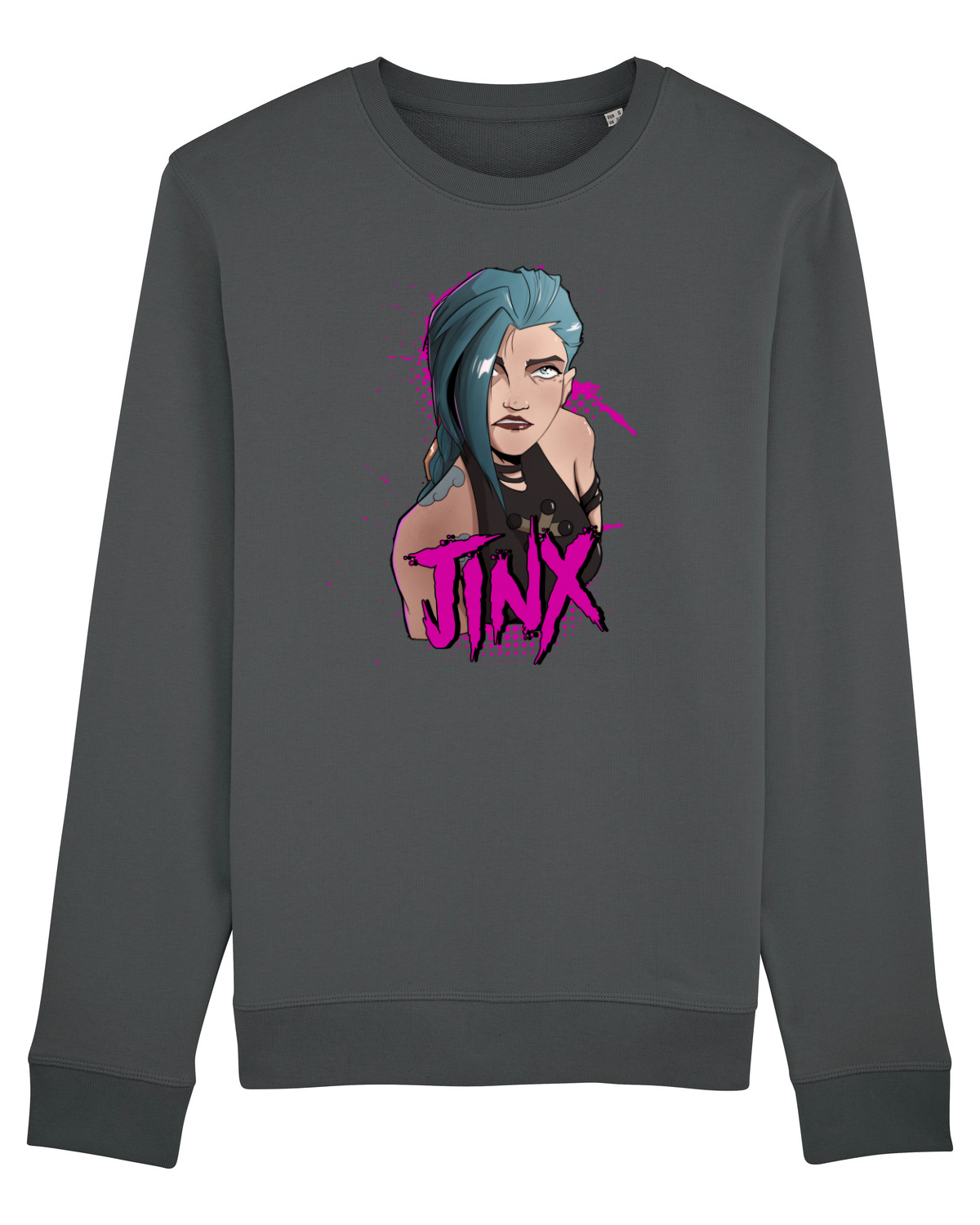 Bluză mânecă lungă Unisex Rise Anthracite