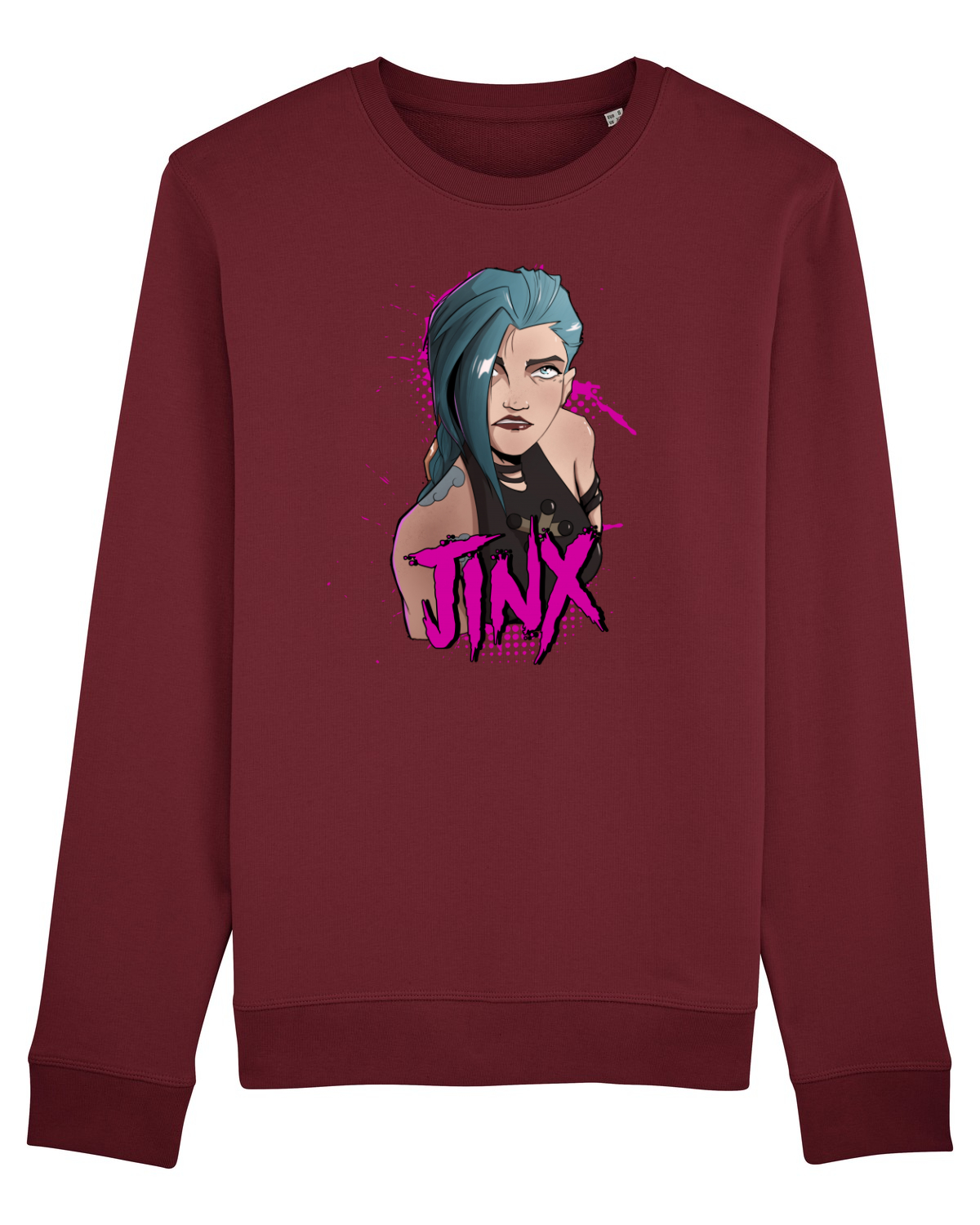 Bluză mânecă lungă Unisex Rise Burgundy
