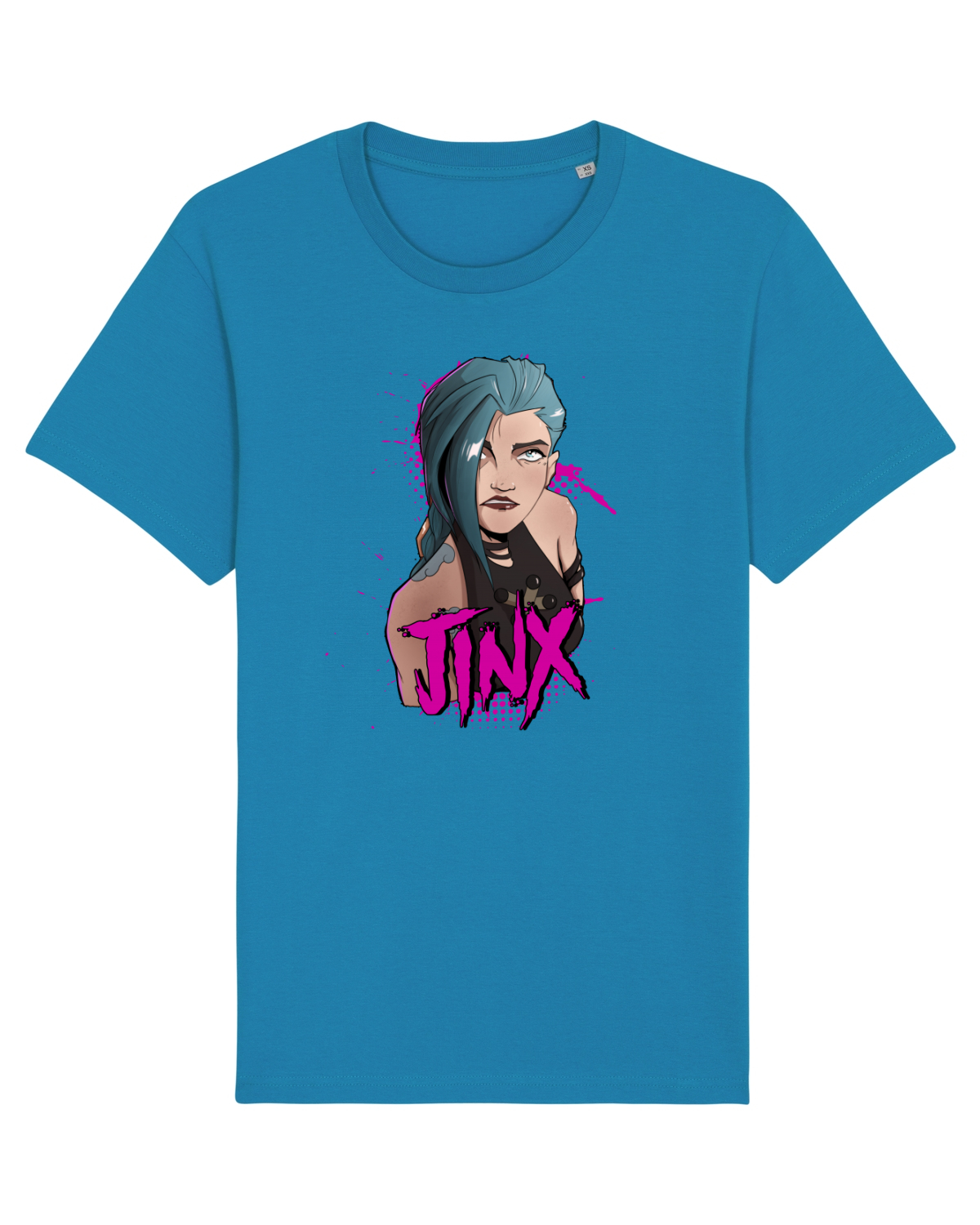 Tricou mânecă scurtă Unisex Rocker Azur