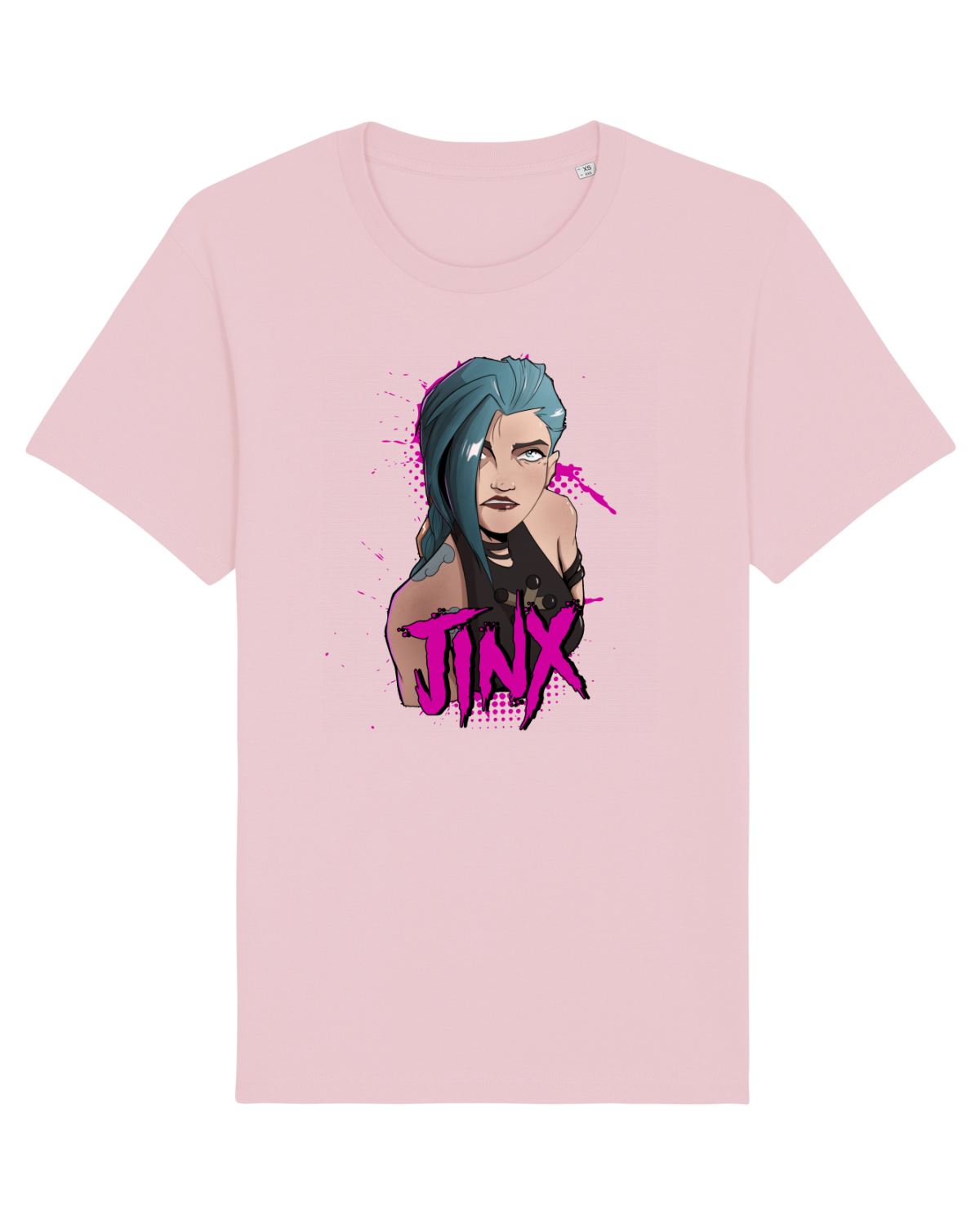 Tricou mânecă scurtă Unisex Rocker Cotton Pink