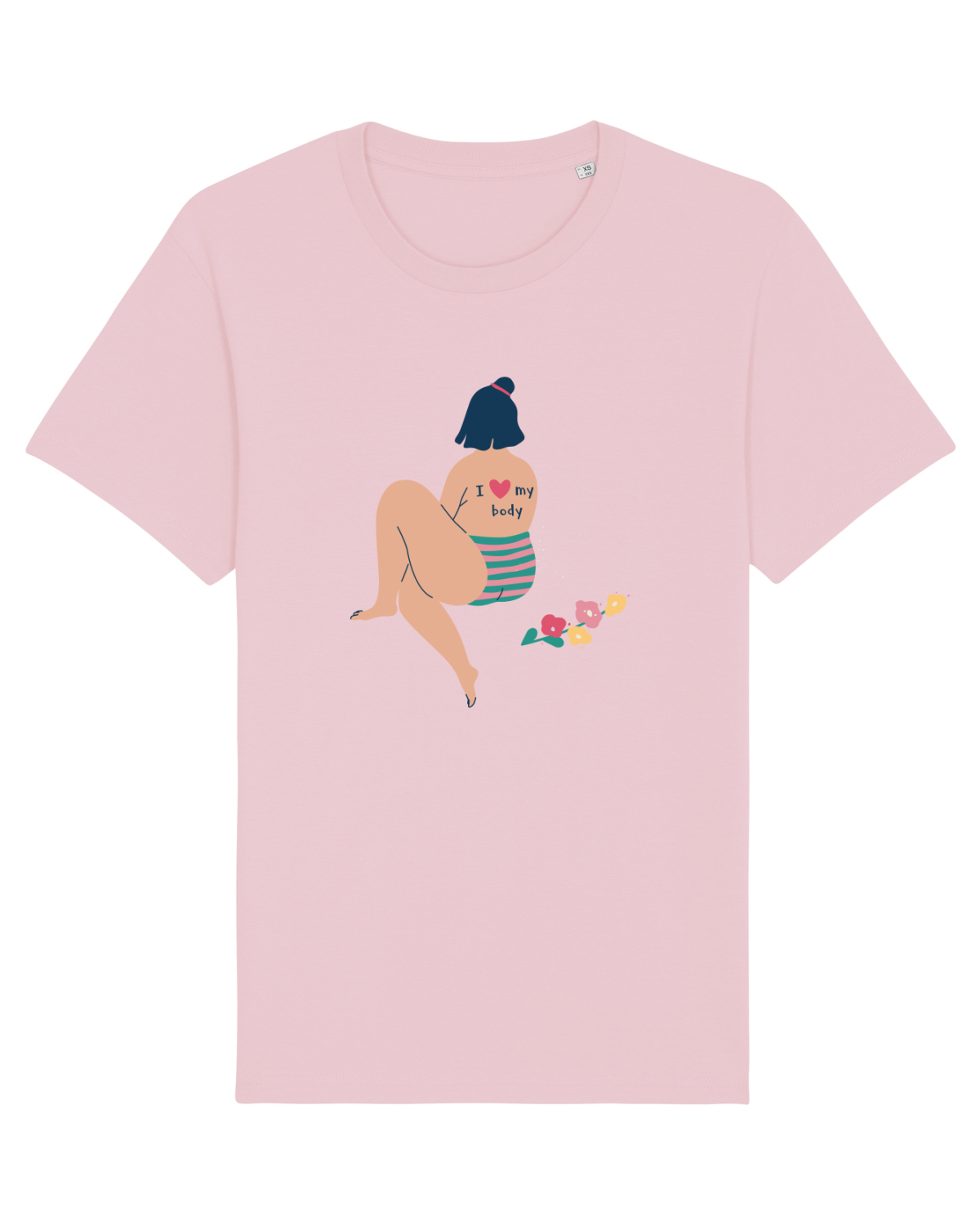 Tricou mânecă scurtă Unisex Rocker Cotton Pink