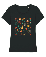 Christmas Tricou mânecă scurtă guler larg fitted Damă Expresser
