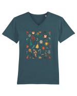 Christmas Tricou mânecă scurtă guler V Bărbat Presenter