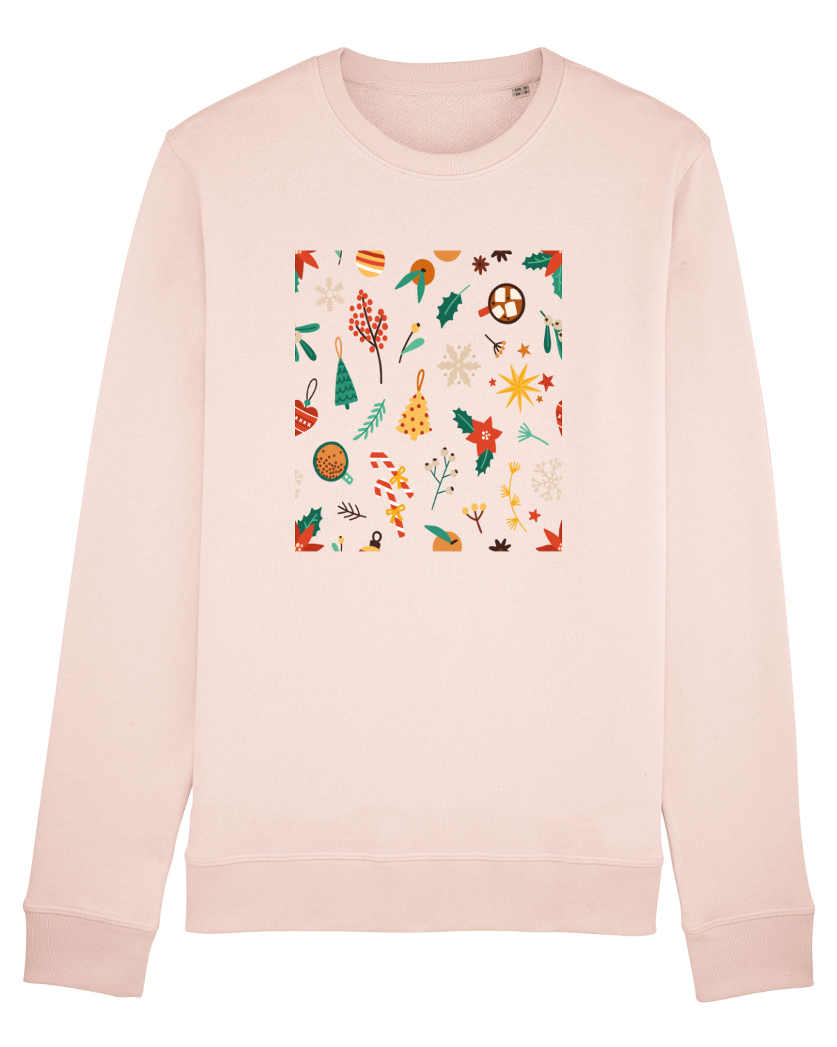 Bluză mânecă lungă Unisex Rise Candy Pink