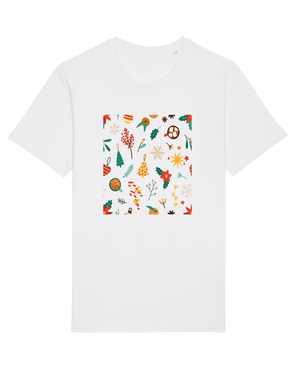 Tricou mânecă scurtă Unisex Rocker White