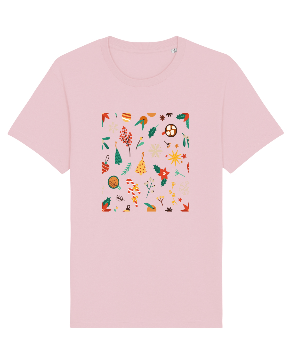 Tricou mânecă scurtă Unisex Rocker Cotton Pink