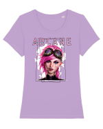 Arcane VI Tricou mânecă scurtă guler larg fitted Damă Expresser