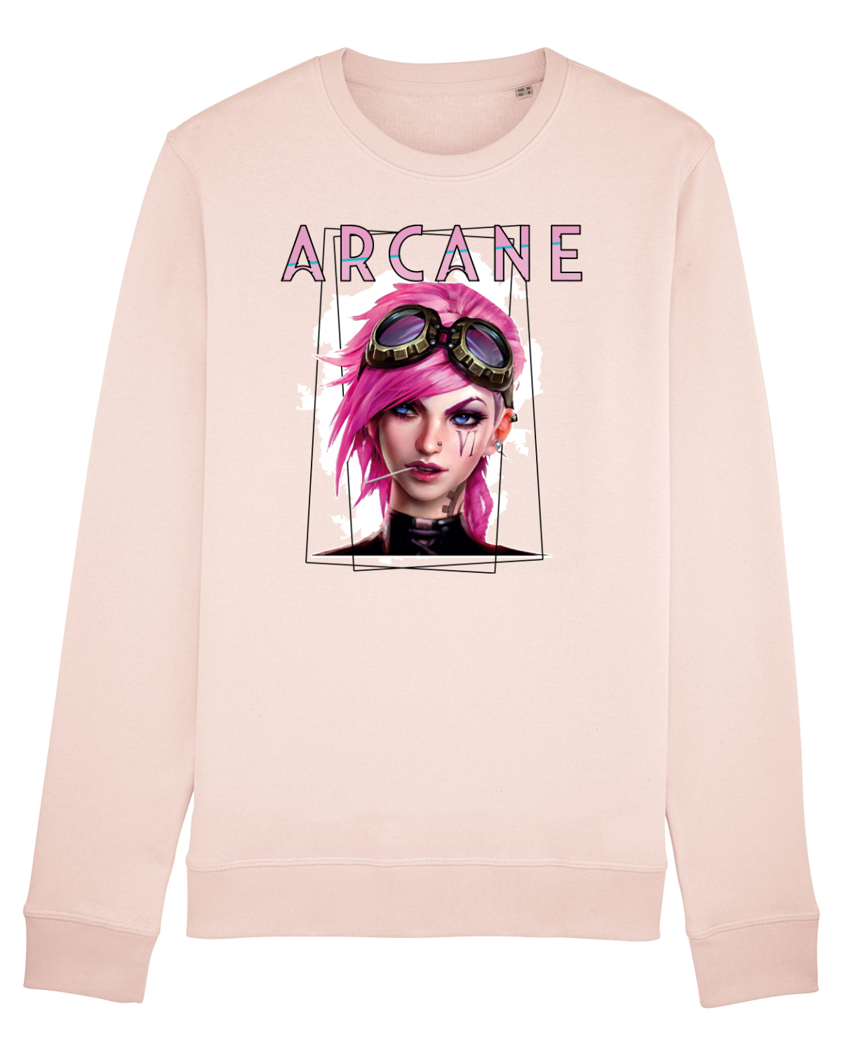 Bluză mânecă lungă Unisex Rise Candy Pink