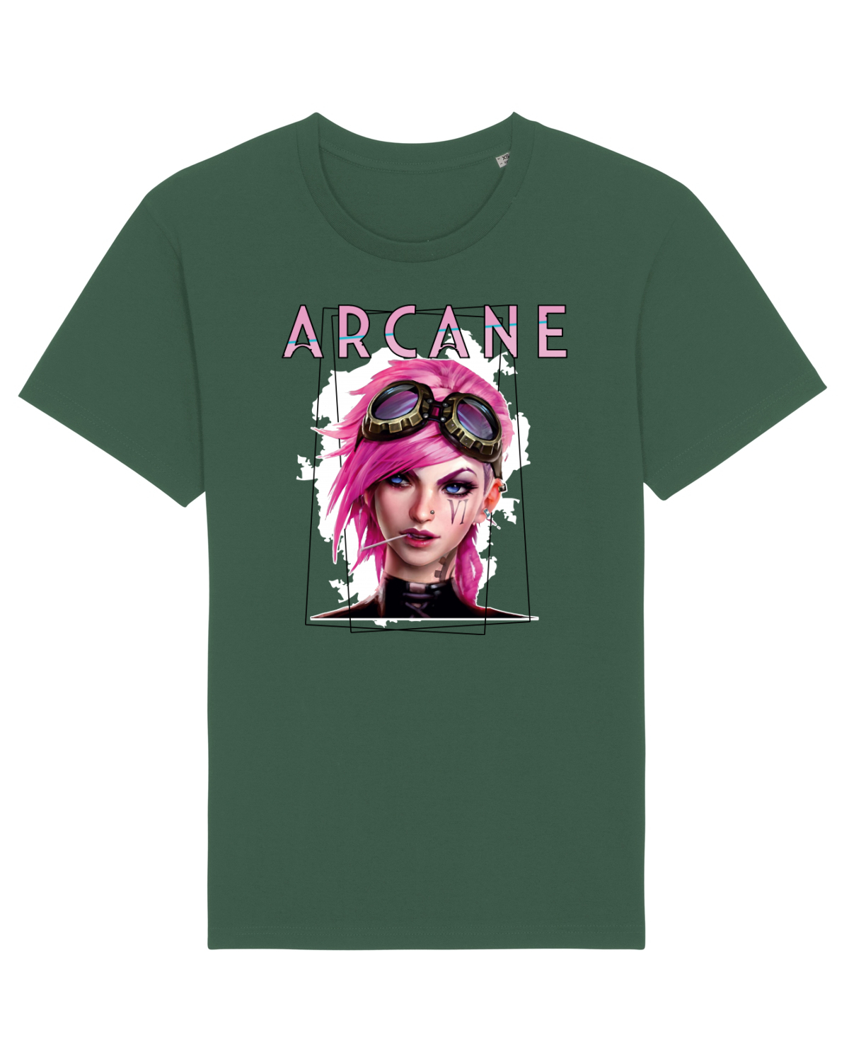 Tricou mânecă scurtă Unisex Rocker Bottle Green