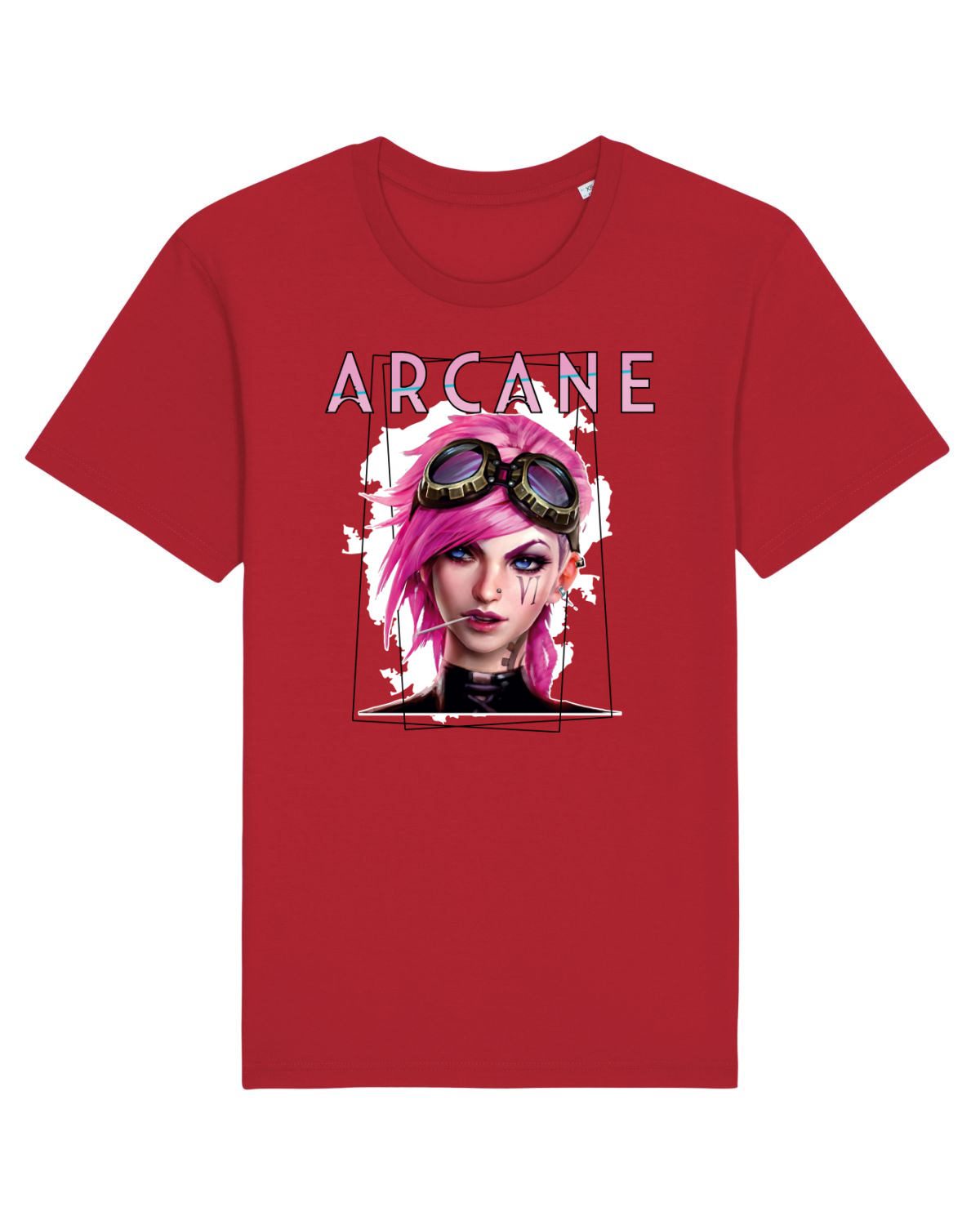 Tricou mânecă scurtă Unisex Rocker Red