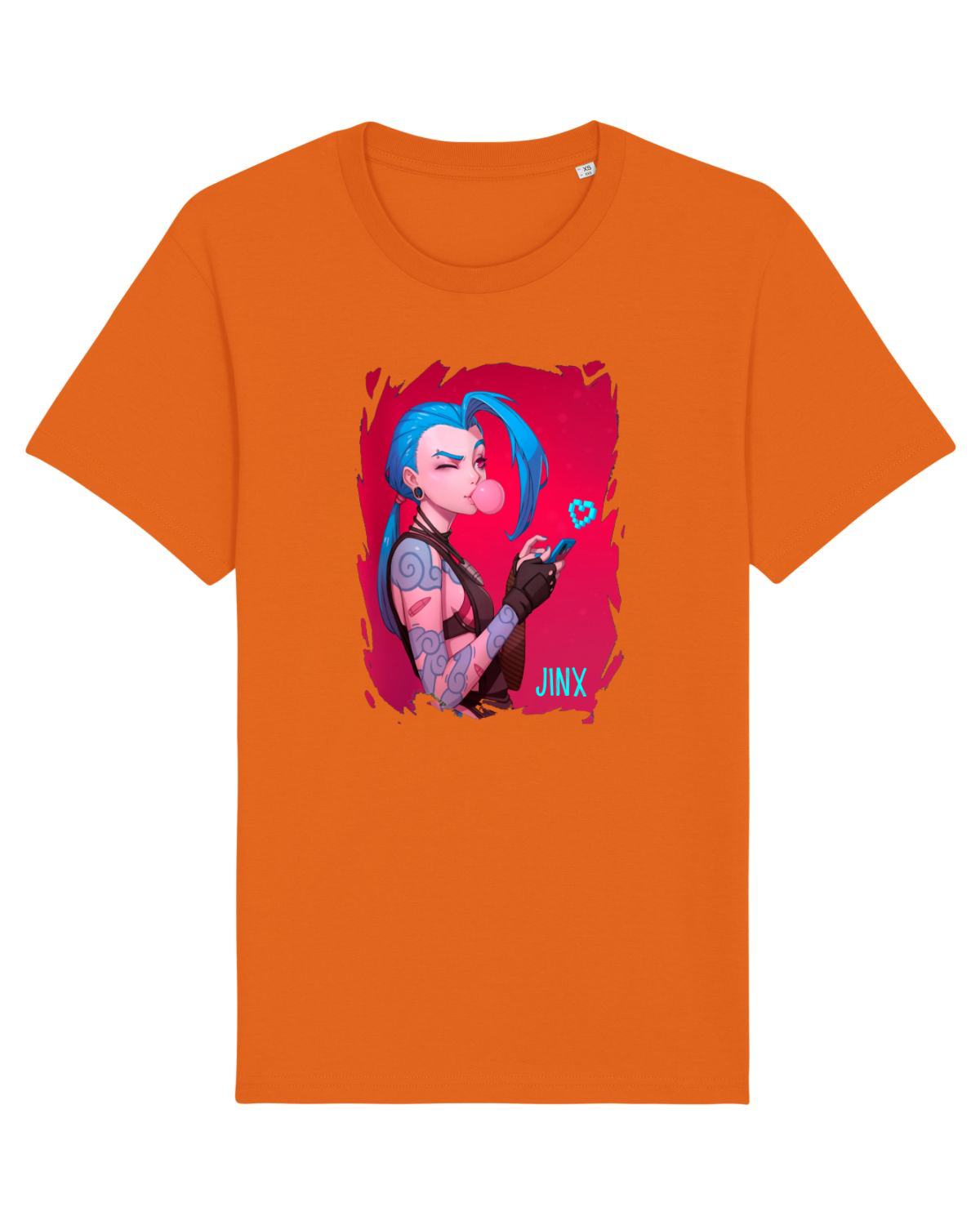 Tricou mânecă scurtă Unisex Rocker Bright Orange