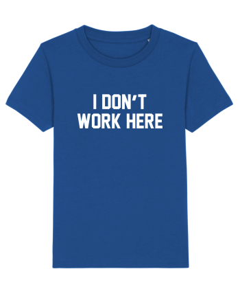 I don't work here Majorelle Blue