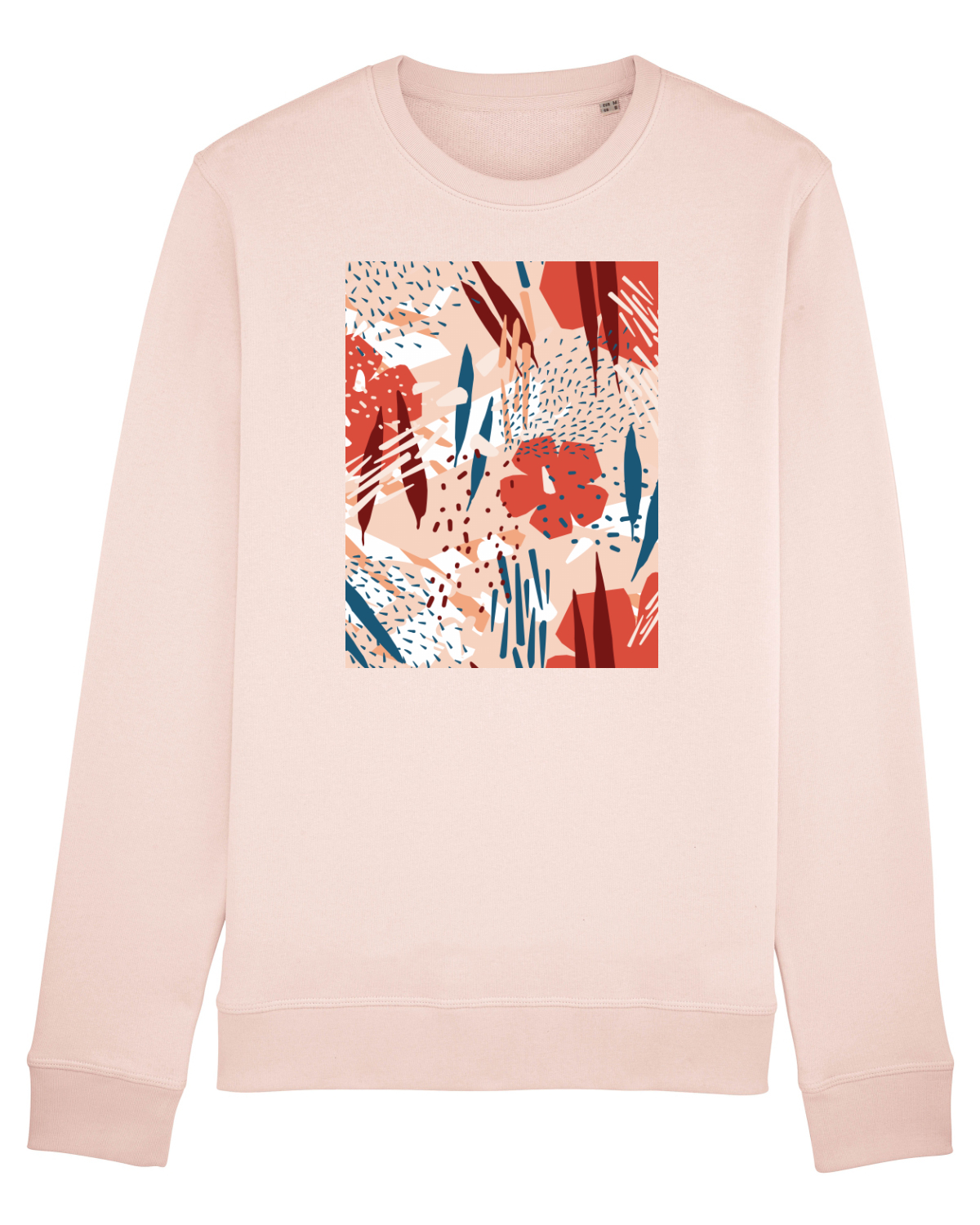Bluză mânecă lungă Unisex Rise Candy Pink
