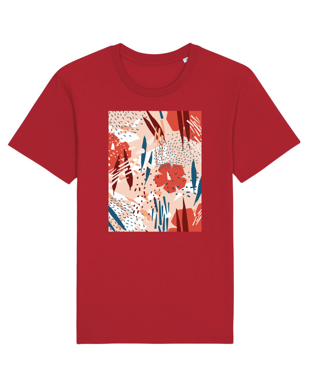 Tricou mânecă scurtă Unisex Rocker Red