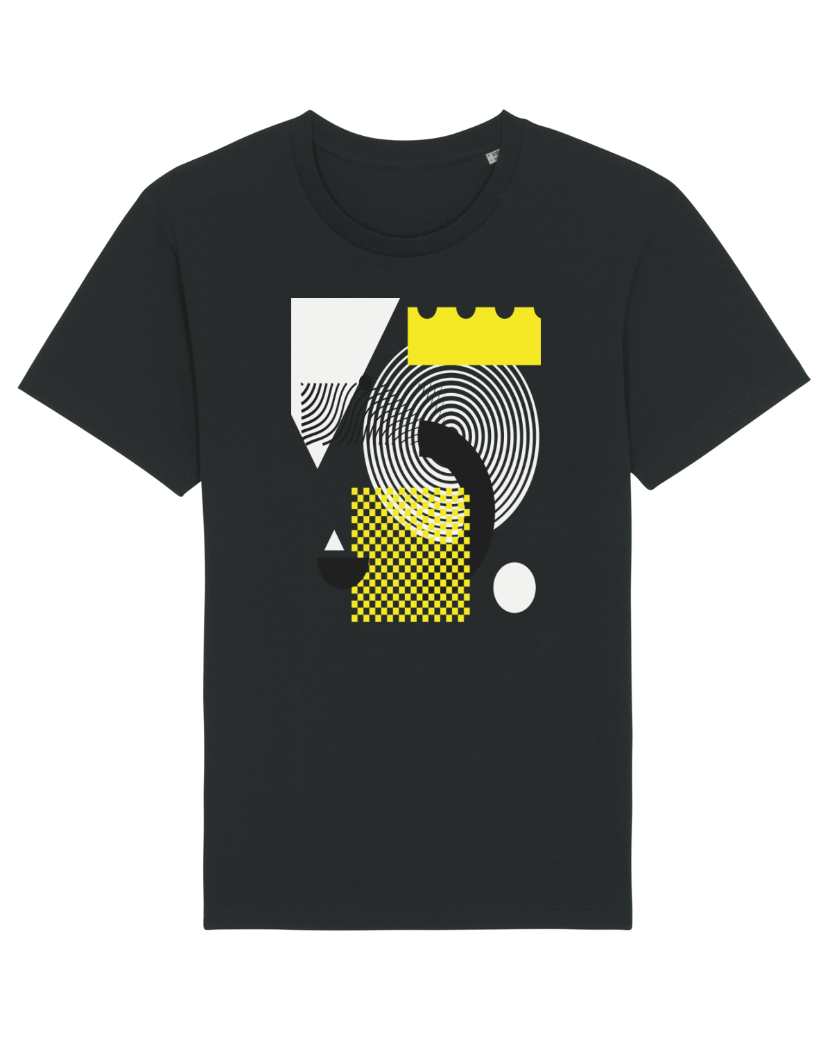 Tricou mânecă scurtă Unisex Rocker Black