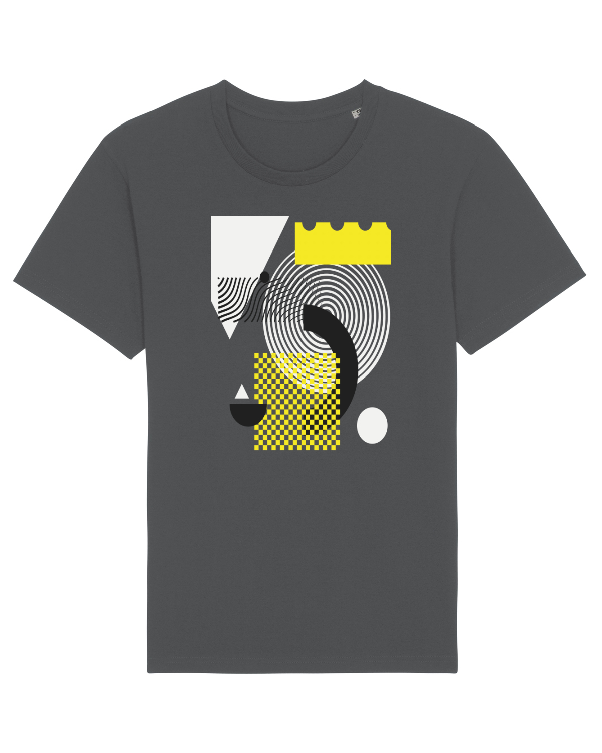 Tricou mânecă scurtă Unisex Rocker Anthracite