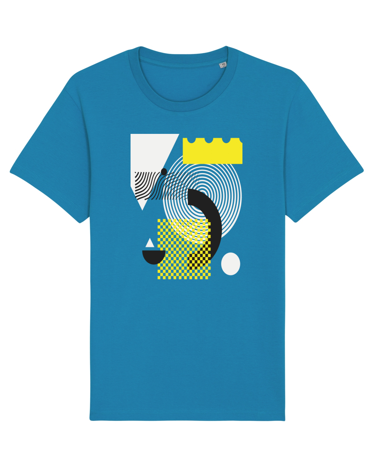 Tricou mânecă scurtă Unisex Rocker Azur