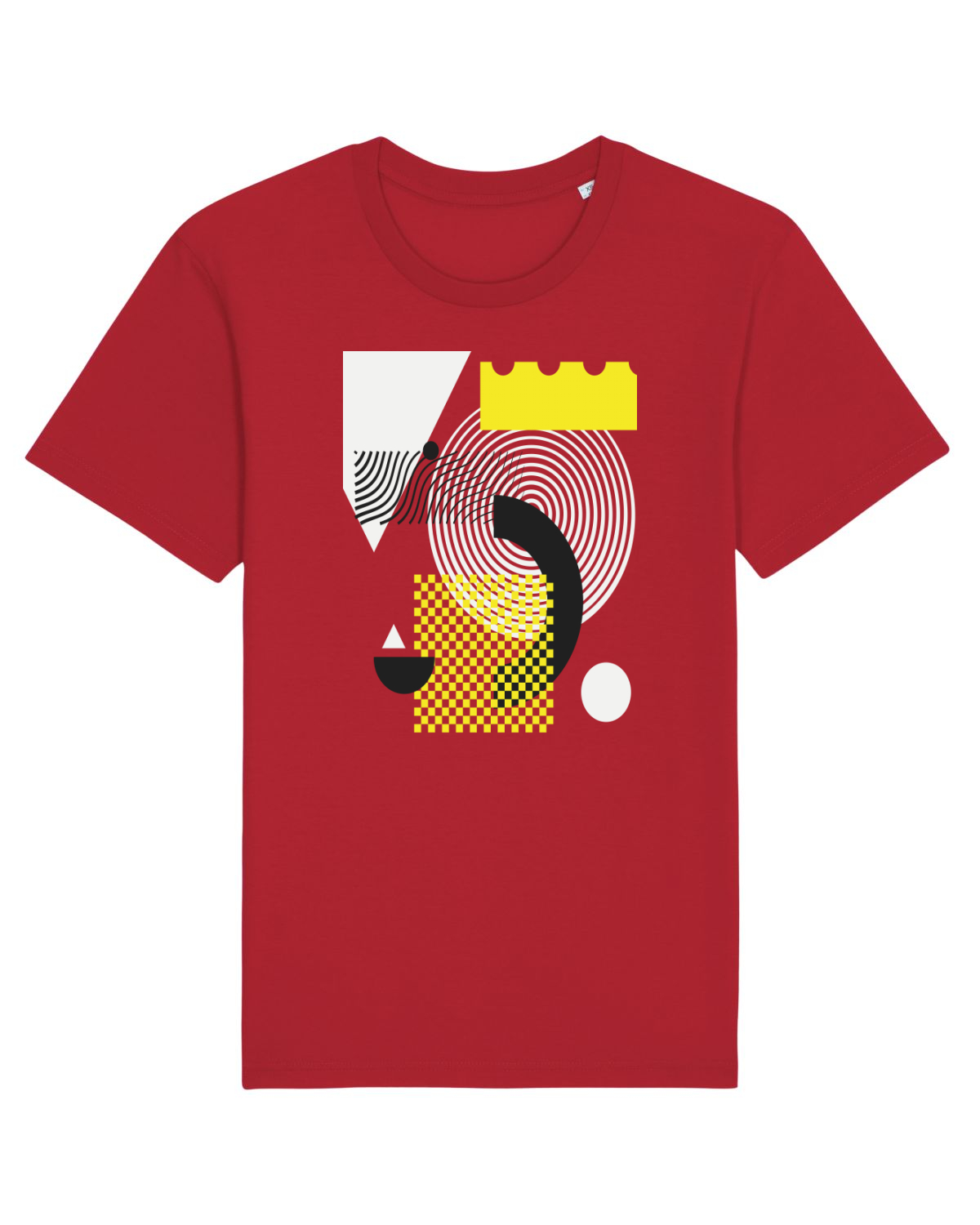 Tricou mânecă scurtă Unisex Rocker Red