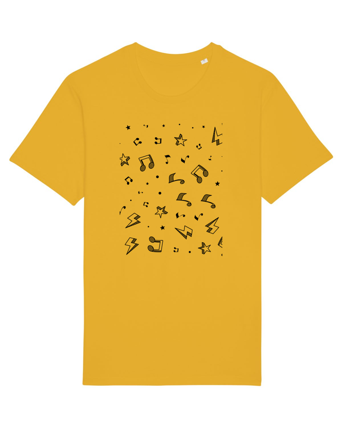 Tricou mânecă scurtă Unisex Rocker Spectra Yellow