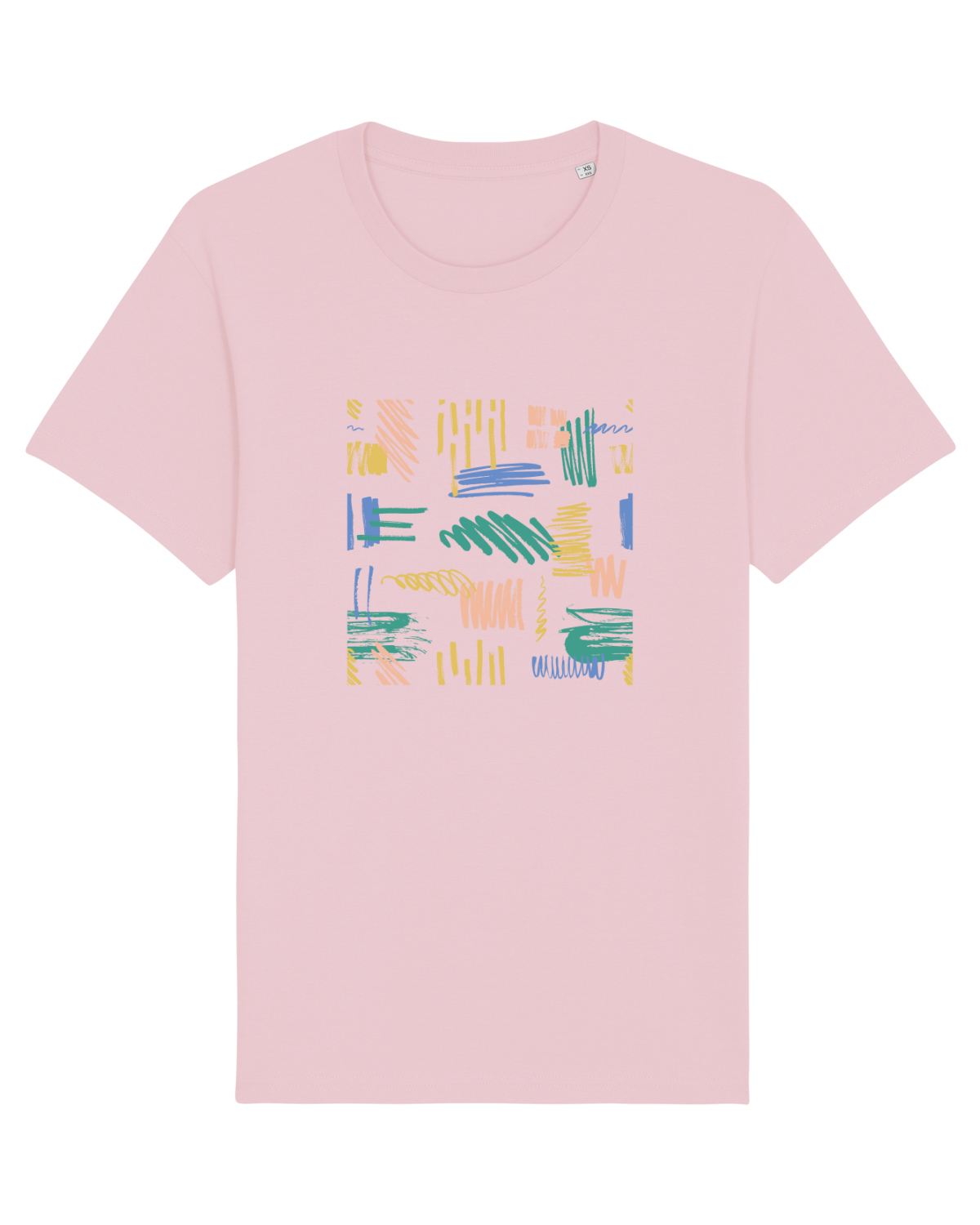 Tricou mânecă scurtă Unisex Rocker Cotton Pink