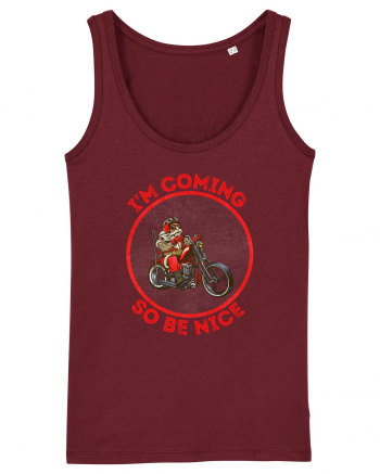 Biker Santa Burgundy