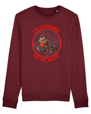 Biker Santa Burgundy