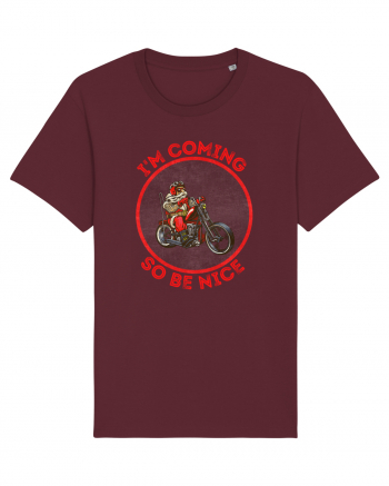 Biker Santa Burgundy