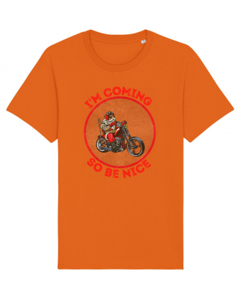 Biker Santa Bright Orange