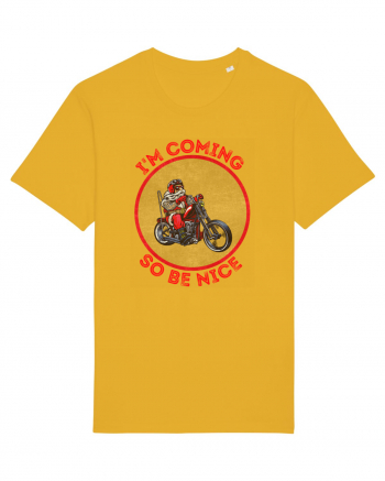 Biker Santa Spectra Yellow