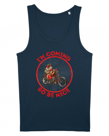 Biker Santa Navy