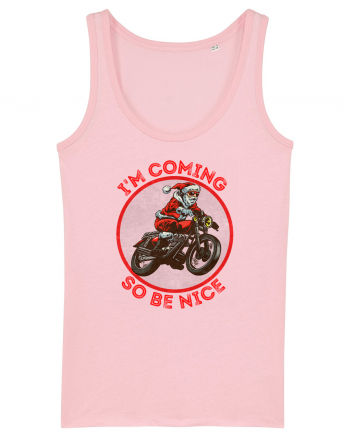 Biker Santa Cotton Pink