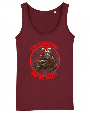 Biker Santa Burgundy