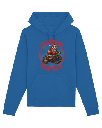 Biker Santa Royal Blue