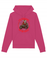 Biker Santa Hanorac Unisex Drummer