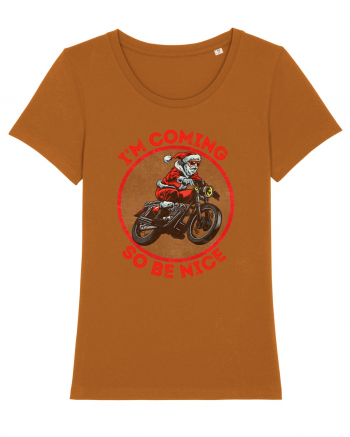 Biker Santa Roasted Orange