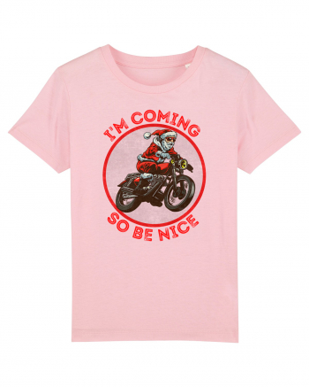 Biker Santa Cotton Pink