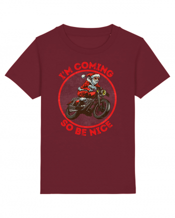 Biker Santa Burgundy