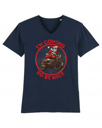 Biker Santa French Navy