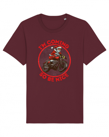 Biker Santa Burgundy