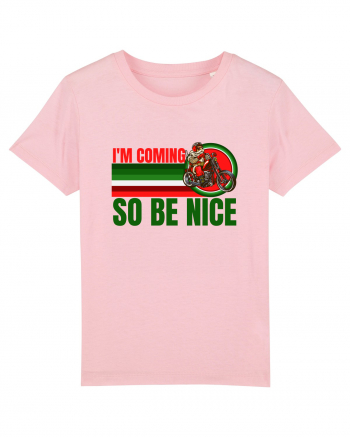 Biker Santa Cotton Pink