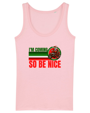 Biker Santa Cotton Pink