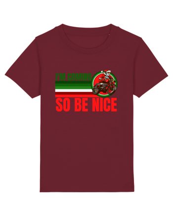 Biker Santa Burgundy