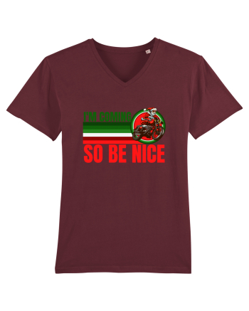 Biker Santa Burgundy