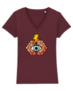 Brainstorming Tricou mânecă scurtă guler V Damă Evoker
