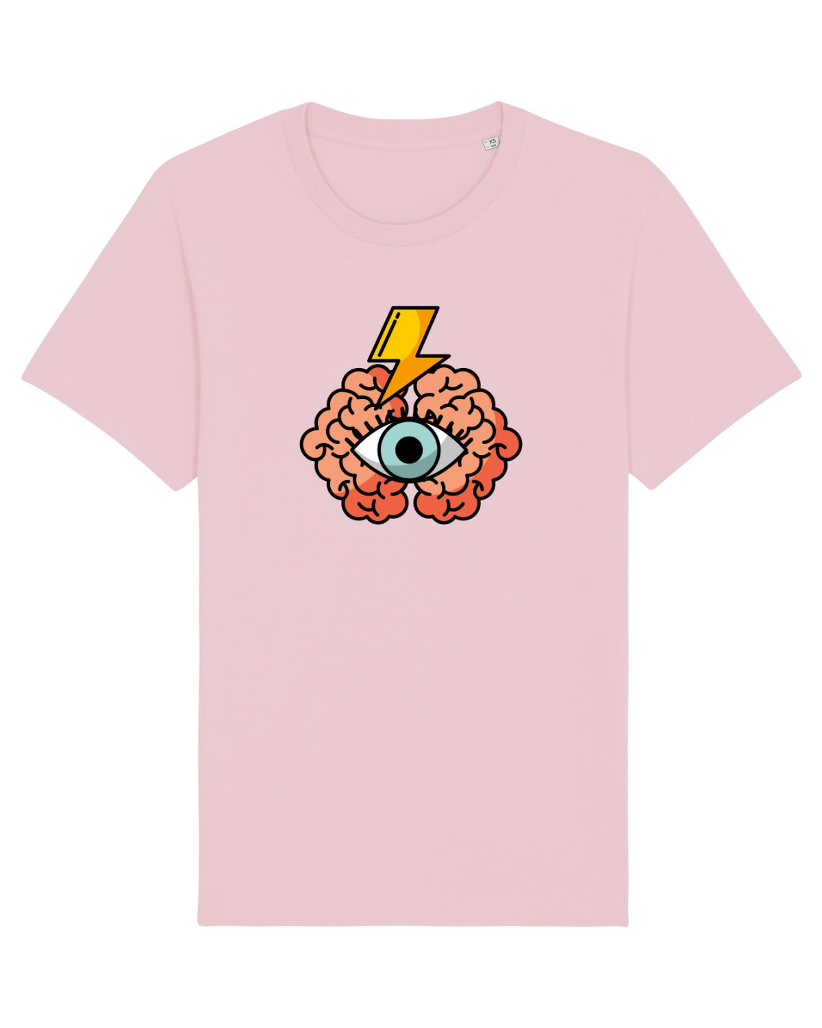 Tricou mânecă scurtă Unisex Rocker Cotton Pink
