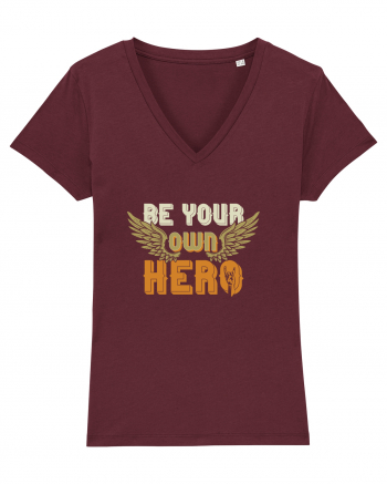 Be your Own Hero Burgundy