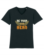 Be your Own Hero Tricou mânecă scurtă guler V Bărbat Presenter