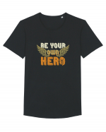 Be your Own Hero Tricou mânecă scurtă guler larg Bărbat Skater