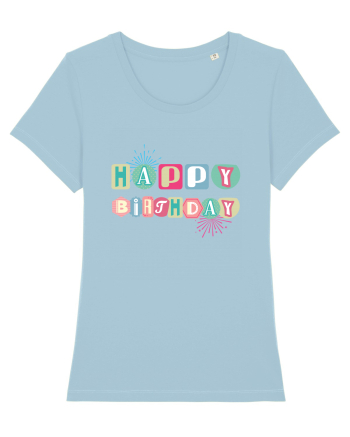 Happy Birthday ! Sky Blue