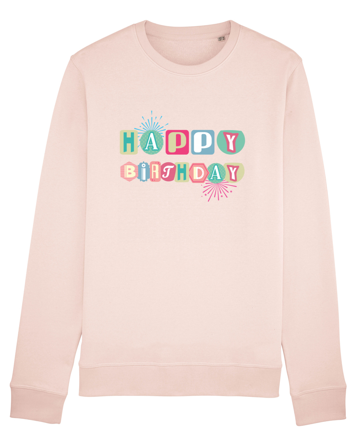 Bluză mânecă lungă Unisex Rise Candy Pink